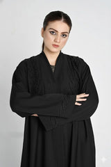 Embroidered Abaya Multiple colors with Beaded Detailing & Tassel Accents